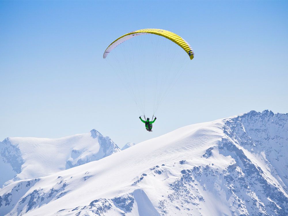 Paragliding Les Arcs