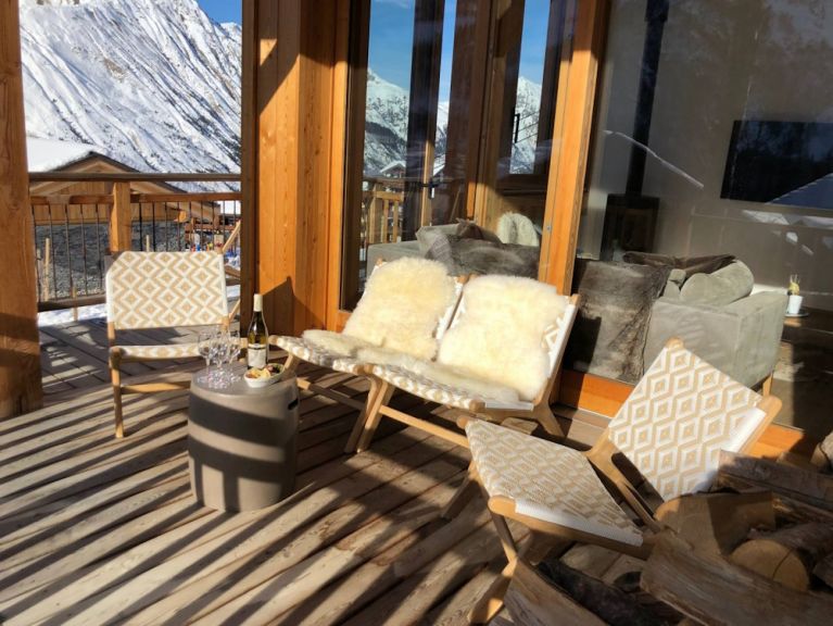 Chalet Caseblanche Retrouvailles met houtkachel
