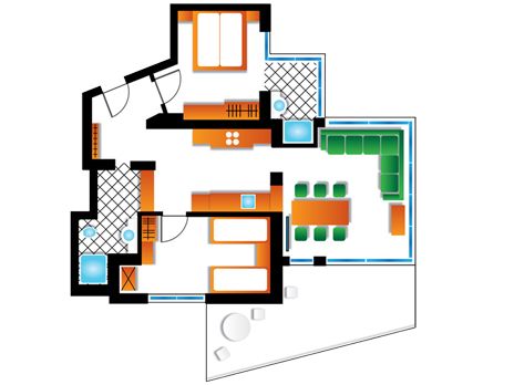 Chalet-appartement Ischgl Suite zondag t/m zondag Atrium