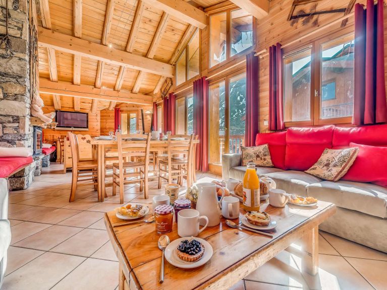 Chalet-appartement Gypaete combinatie - met buiten-whirlpool en sauna