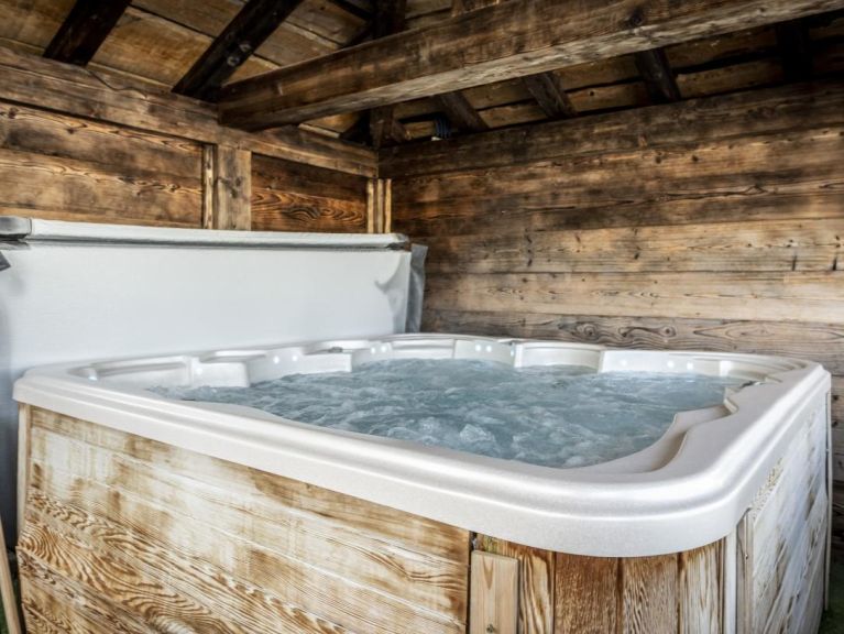 Chalet du Cocoon Pierra Menta 1 met privé-sauna en gedeelde buiten-whirlpool