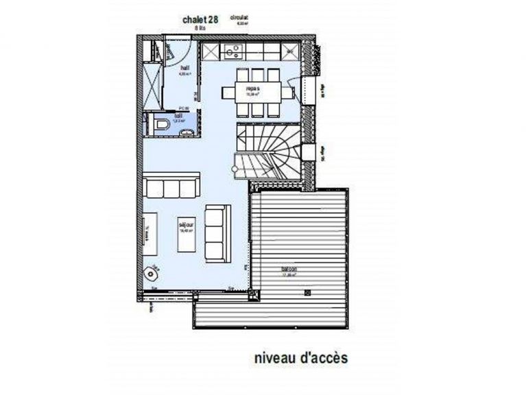 Chalet Caseblanche Cachette met houtkachel