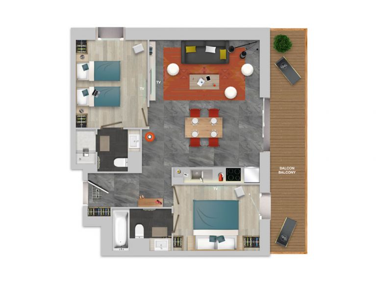 Chalet-appartement Résidence Izia