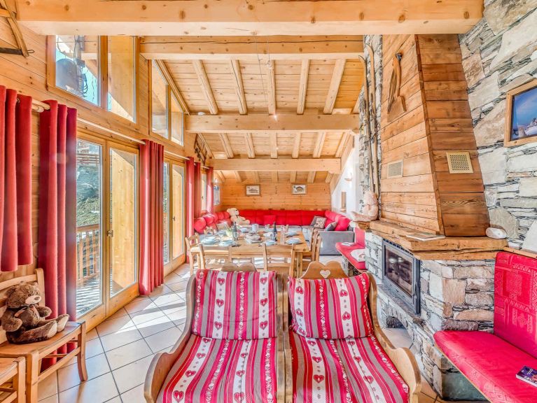 Chalet-appartement Gypaete combinatie - met buiten-whirlpool en sauna