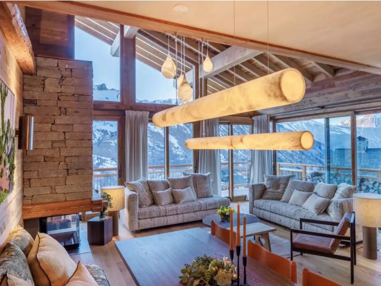 Chalet Caseblanche Alpea met open haard en sauna
