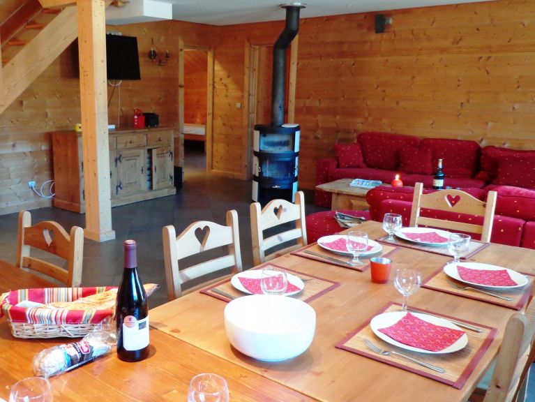Chalet Hameau de Flaine chalet met sauna 180 m²