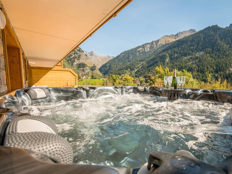 Appartement Résidence Les Nouveaux Alpages met privé whirlpool