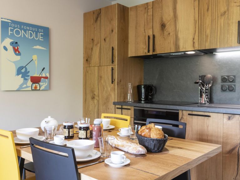 Appartement Club MMV Samoëns Village bergzicht