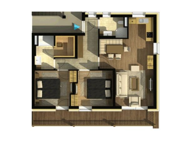 Appartement Sissipark Schönberg-Lachtal met privé-sauna