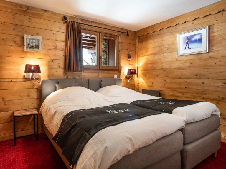 Chalet Le Hameau des Marmottes met familiekamer en sauna