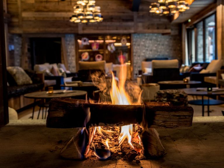 Chalet-appartement Résidence Izia met open haard of houtkachel
