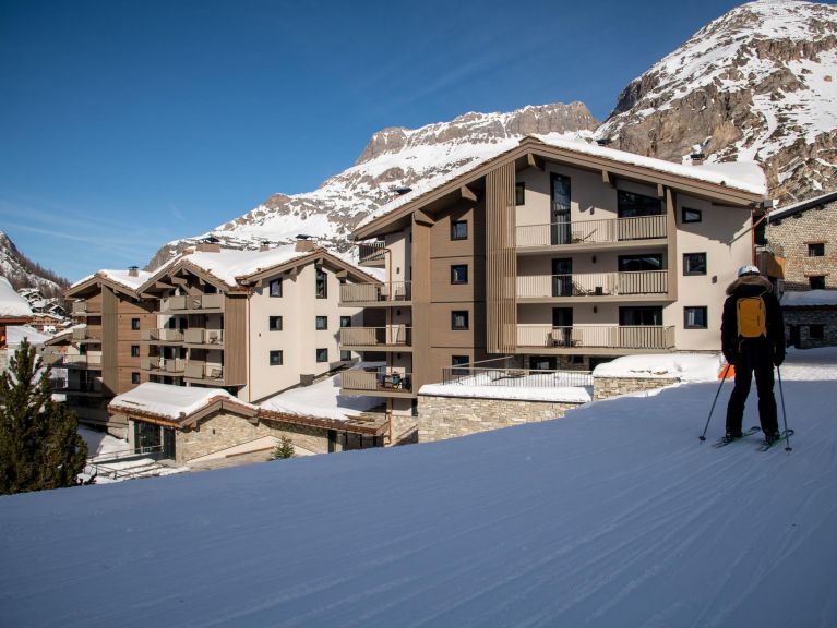 Chalet-appartement Résidence Izia met open haard of houtkachel