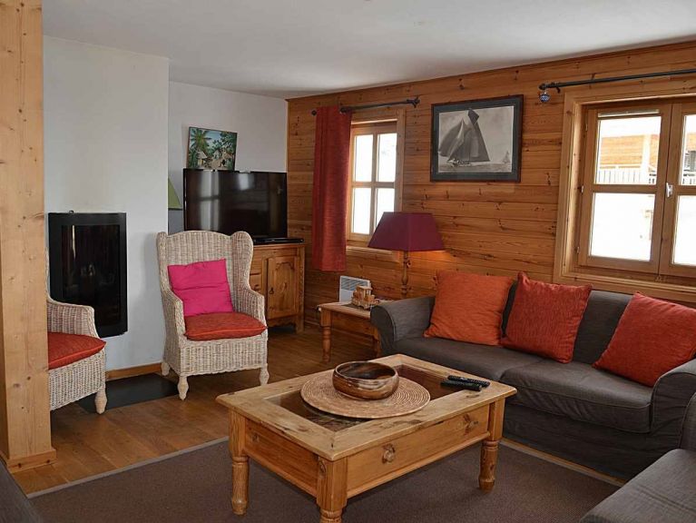 Chalet Hameau de Flaine supérieur met sauna