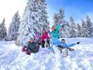 vrienden skiën wintersport