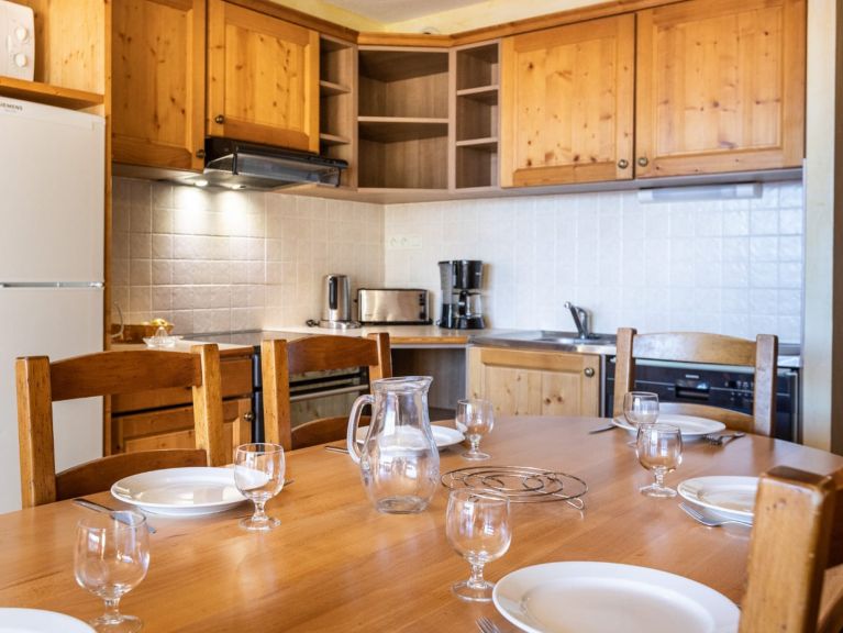 Chalet-appartement Les Balcons de La Rosière met cabine