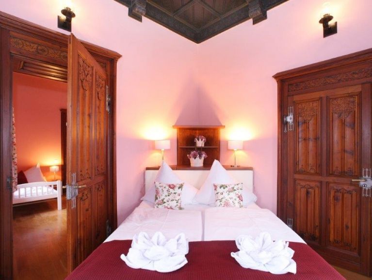 Kasteel Schloss Fischhorn (incl. catering, flexibele aankomst) Combi van de 6 appartementen, met algemene ruimte
