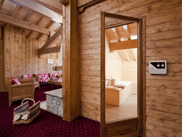 Chalet-appartement Altitude Le Refuge met privé-sauna
