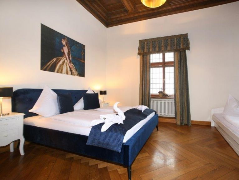 Kasteel Schloss Fischhorn (incl. catering, flexibele aankomst) Combi van de 6 appartementen, met algemene ruimte