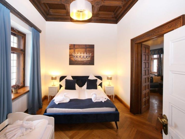 Kasteel Schloss Fischhorn (incl. catering, flexibele aankomst) Combi van de 6 appartementen, met algemene ruimte