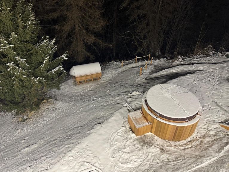 Chalet De Vallandry Masara met buiten-whirlpool en sauna