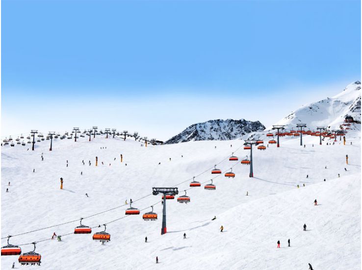 Skiliften in Oostenrijk