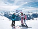 Sneeuwzeker skiën in Franse Alpen