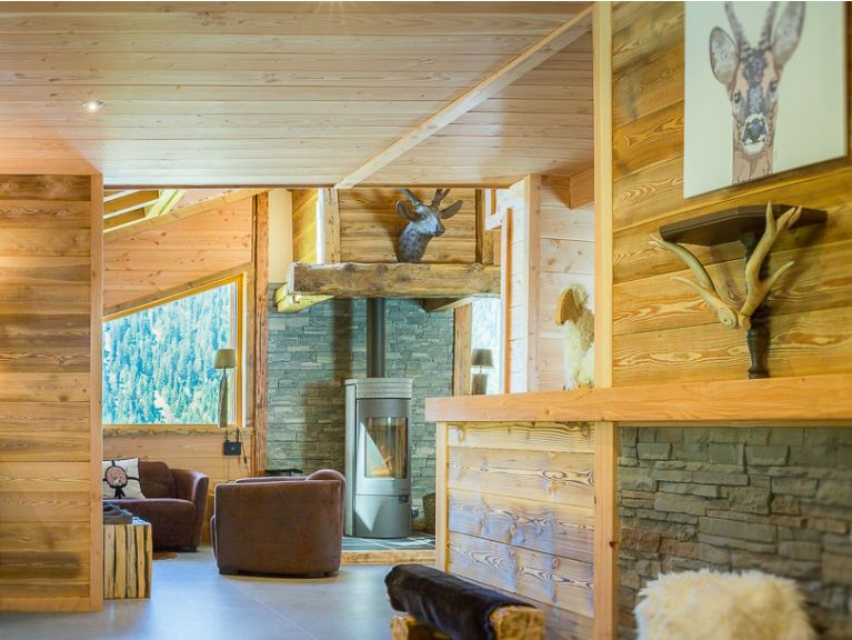 Chalet-appartement Le Savoyard met buiten-whirlpool