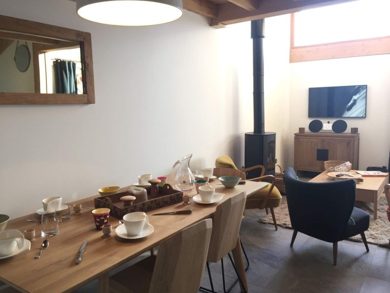 Chalet Caseblanche Lea met houtkachel, sauna en whirlpool