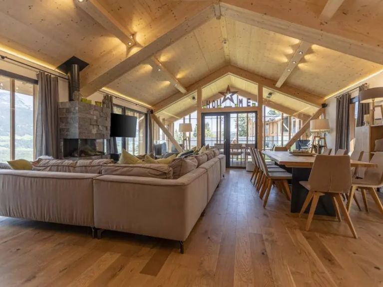 Chalet-appartement Bergresort Hauser Kaibling Chalet met privé buitenzwembad