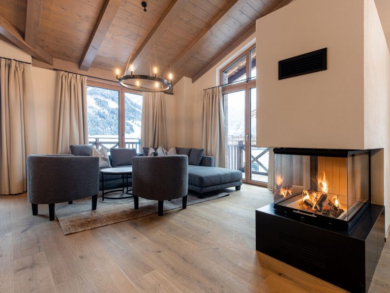 Chalet-appartement Das Neukirchen Maisonette Penthouse Typ 3b - met privé sauna