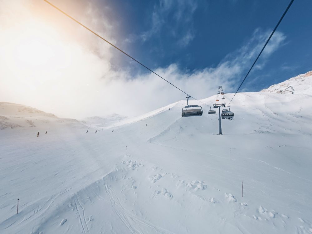 stoeltjeslift in skigebied s&ouml;lden