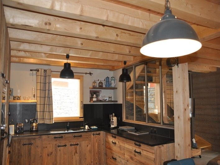 Chalet le Mas des Neiges met whirlpool en hammam