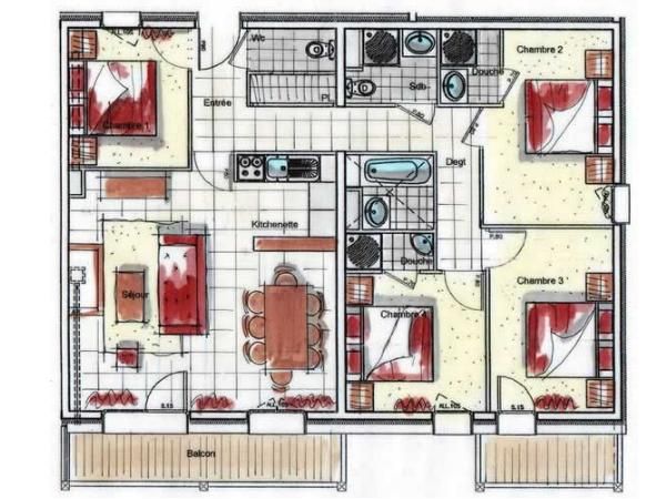 Chalet-appartement Des Neiges