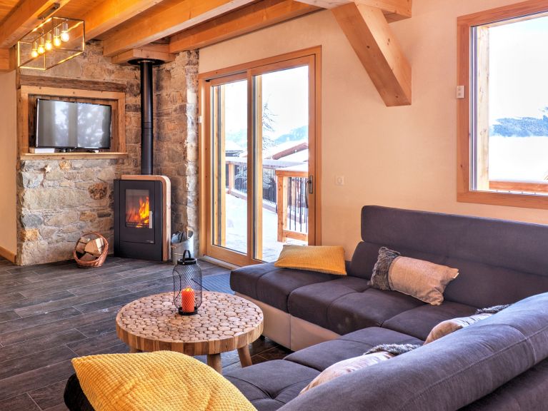 Chalet Paradise Star met sauna en buiten-whirlpool