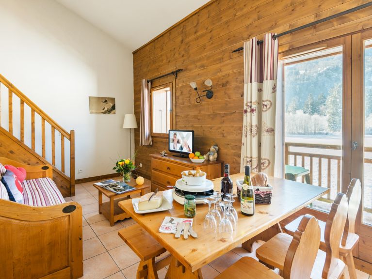 Chalet-appartement Résidence Les Fermes de Samoëns met slaaphoek