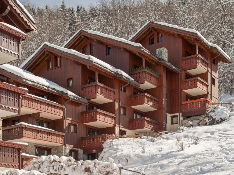 Appartement Les Fermes de Méribel met slaaphoek