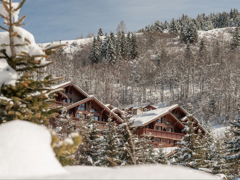 Appartement Les Fermes de Méribel met slaaphoek