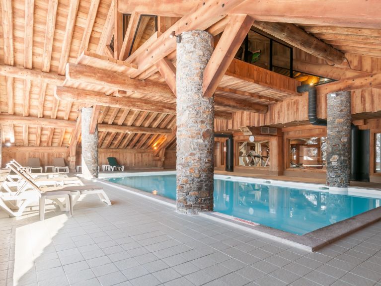 Appartement Les Fermes de Méribel met slaaphoek