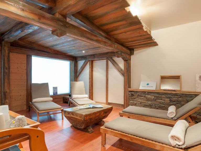 Appartement Les Fermes de Méribel met slaaphoek