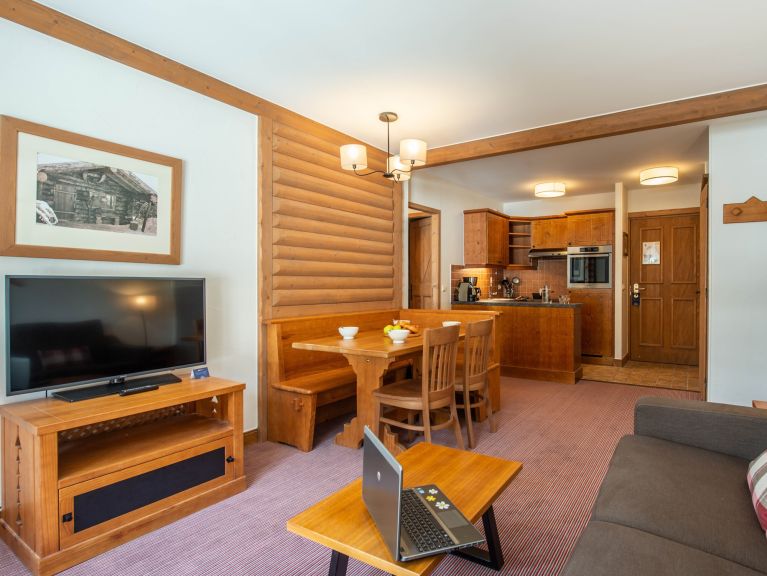 Appartement Arc 1950 Le Village Toegang tot buitenzwembad