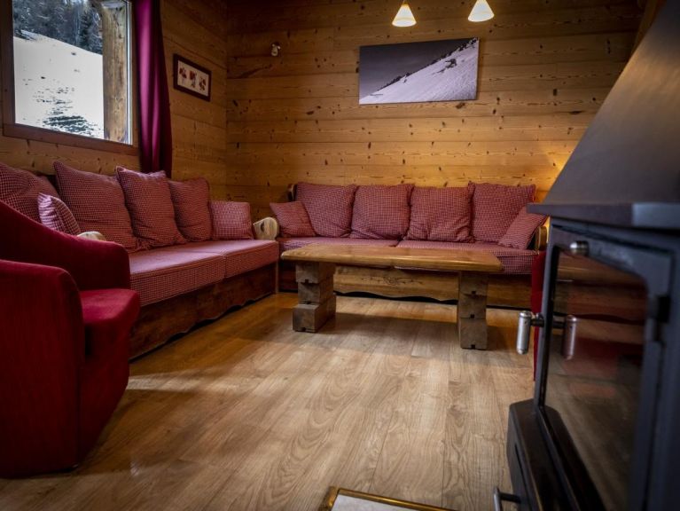 Chalet du Cocoon Pierra Menta 1 met sauna en gedeelde buiten-whirlpool