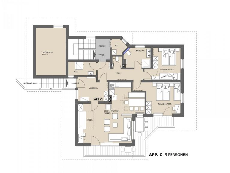 Appartement Alpensteinbock Type C