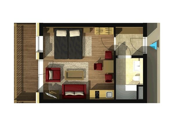 Appartement Sissipark Schönberg-Lachtal studio