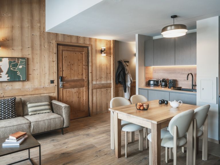 Chalet-appartement Montagnettes Oxalys met open haard