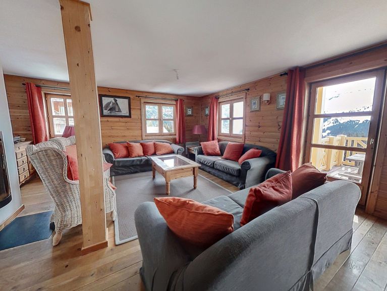 Chalet Hameau de Flaine supérieur met sauna