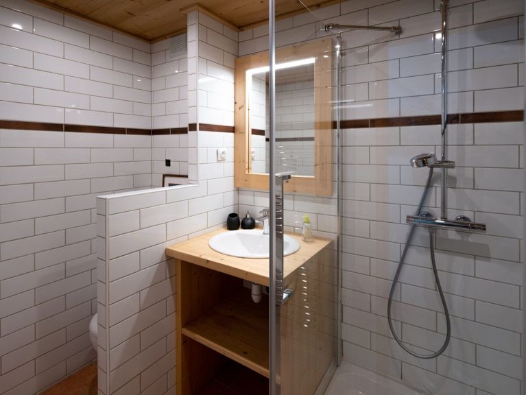 Chalet De Vallandry Ekseption met sauna