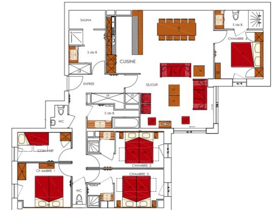 Chalet-appartement Dame Blanche-10