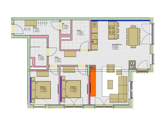 Appartement Residenz Illyrica Tirol-17