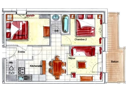 Chalet-appartement Des Neiges