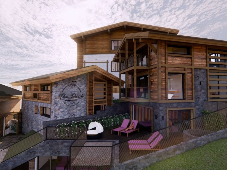 Chalet-appartement The Peak White Diamond Chalet